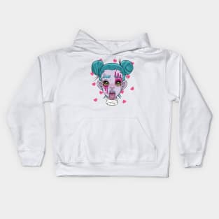 Love letter (hearts) Kids Hoodie